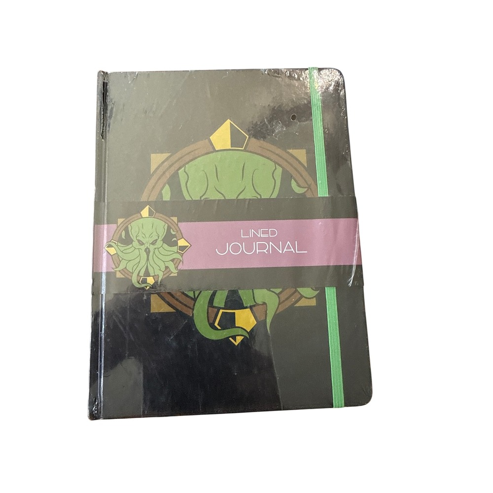 Surreal Entertainment Dark Cthulhu Lined Journal Black Green Hardcover 2021 NEW